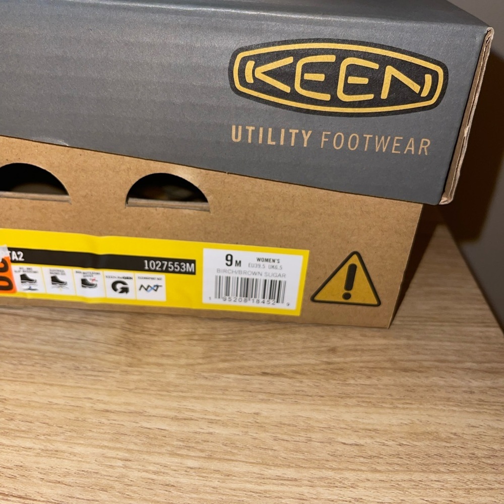 KEEN Utility Sparta 2 Industrial Work Shoes Womens Cream Alloy Toe 1027553M Sz 9 - Picture 3 of 3